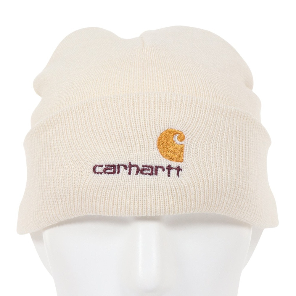 カーハート（CARHARTT）（メンズ、レディース）ニット帽 アメリカン スクリプト ビーニー I02538605XX23FW