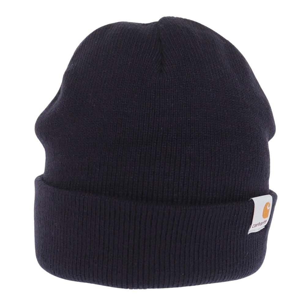カーハート（CARHARTT）（メンズ）ニット帽 STRATUS HAT LOW I0257411CXX23FW 防寒 紺