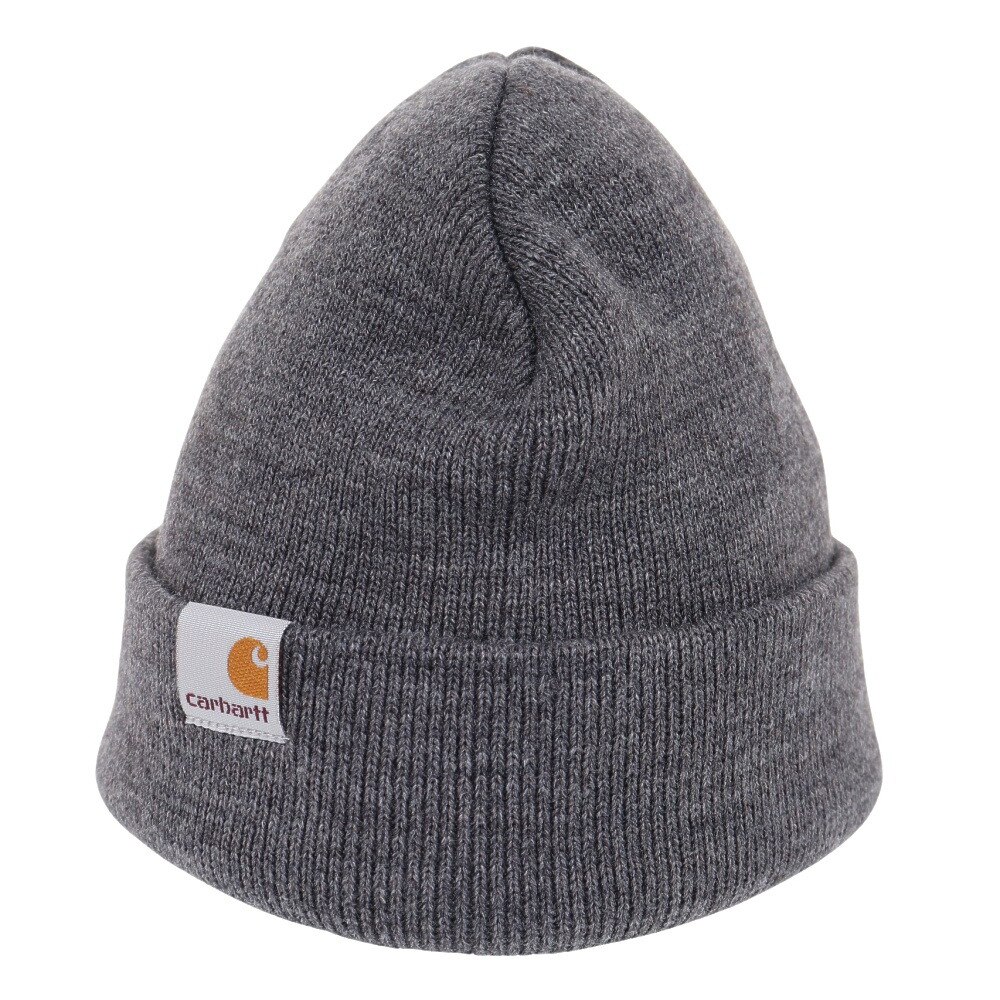 カーハート（CARHARTT）（メンズ）ニット帽 STRATUS ハット LOW I025741ZMXX23FW 防寒 グレー