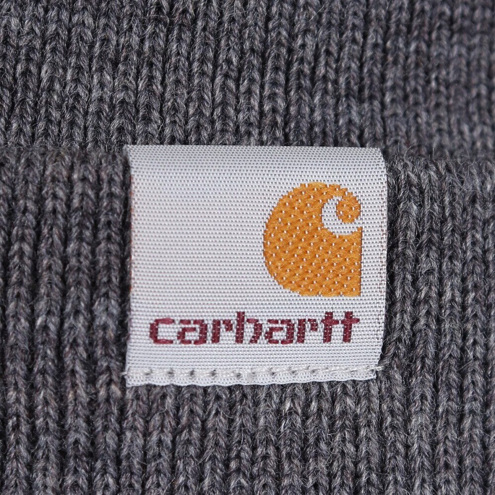 カーハート（CARHARTT）（メンズ）ニット帽 STRATUS ハット LOW I025741ZMXX23FW 防寒 グレー