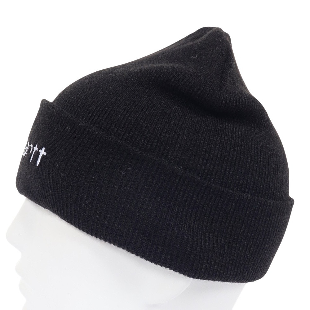 カーハート（CARHARTT）（メンズ）ニット帽 SCRIPT ビーニー I0308840D2XX23FW 防寒 フリーサイズ 黒