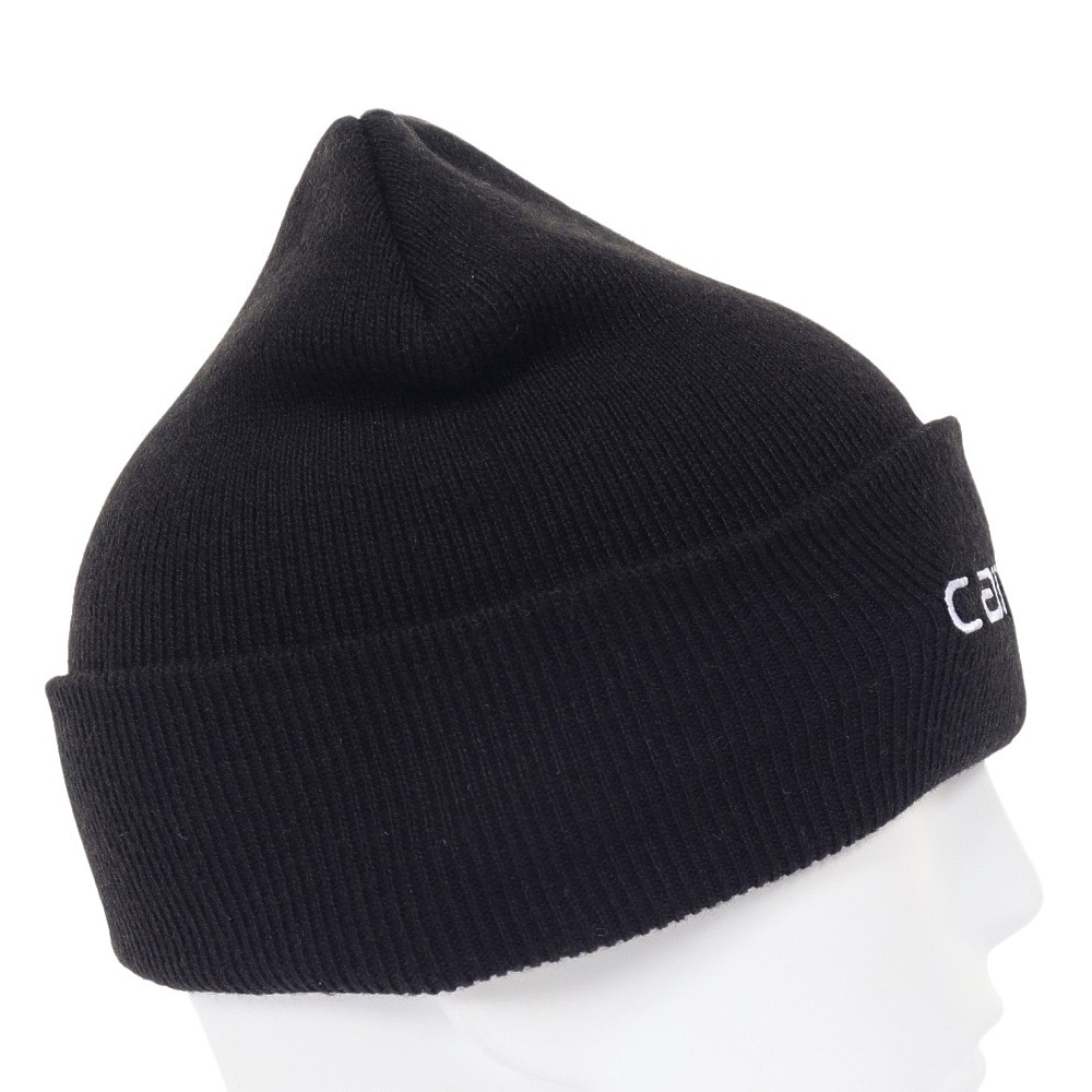 カーハート（CARHARTT）（メンズ）ニット帽 SCRIPT ビーニー I0308840D2XX23FW 防寒 フリーサイズ 黒