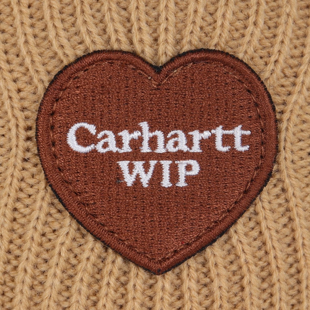 カーハート（CARHARTT）（メンズ、レディース）ニット帽 HEART PATCH ビーニー I03222607EXX23FW 防寒
