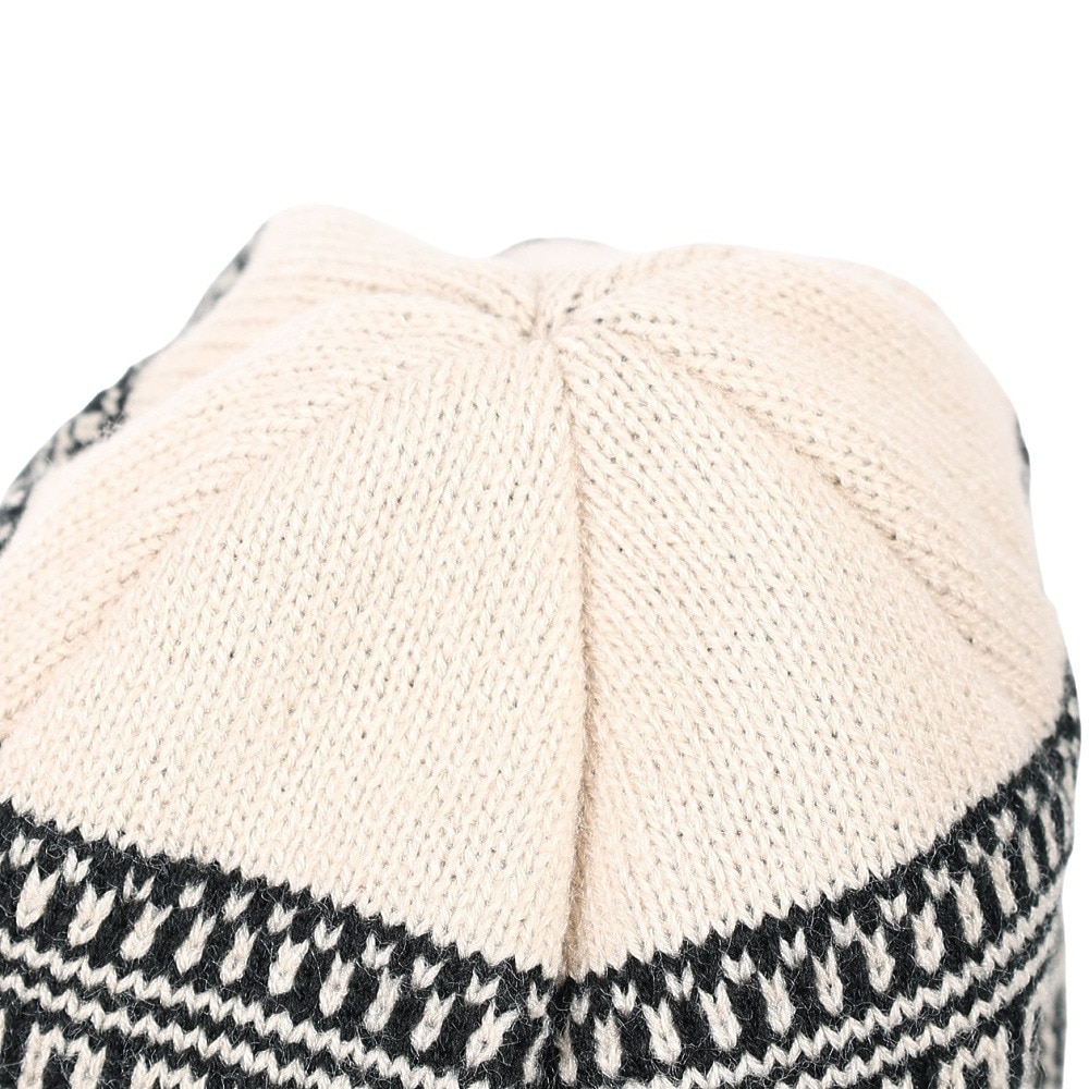 エアボーン（ARBN）（メンズ）ニット帽 ワークニットキャップ AR23FW-CAP001BEG フリーサイズ つば付き ベージュ