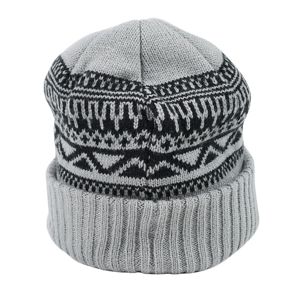 エアボーン（ARBN）（メンズ）ニット帽 ワークニットキャップ AR23FW-CAP001KHK フリーサイズ つば付き グレー