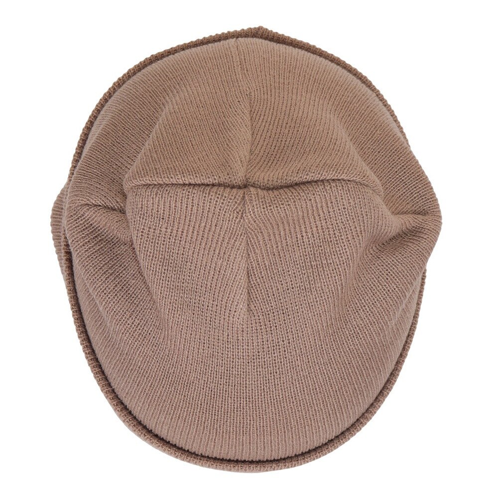 エアボーン（ARBN）（メンズ）ニット帽 EMB ニットキャップ AR23FW-CAP002BEG フリーサイズ 防寒 ベージュ