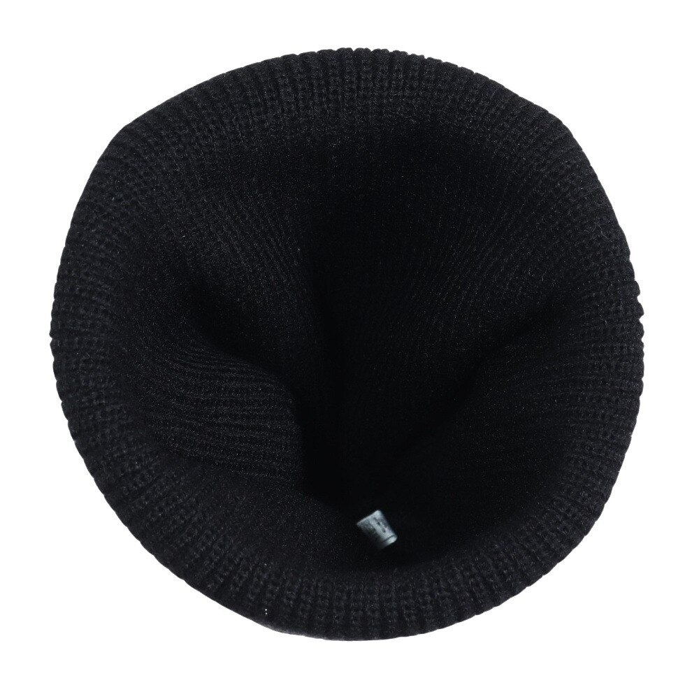 エアボーン（ARBN）（メンズ）EMB ニットキャップ ビーニー AR23FW-CAP003BLK ニット帽 フリーサイズ 黒