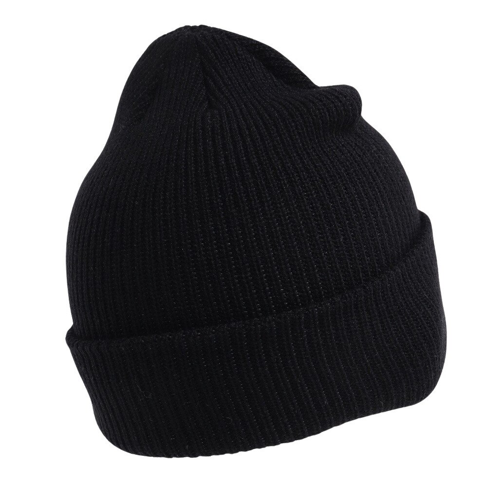 エアボーン（ARBN）（メンズ）EMB ニットキャップ ビーニー AR23FW-CAP003BLK ニット帽 フリーサイズ 黒