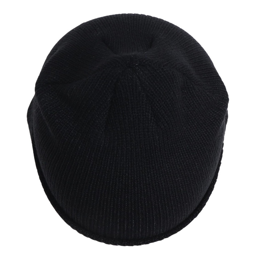 エアボーン（ARBN）（メンズ）EMB ニットキャップ ビーニー AR23FW-CAP003BLK ニット帽 フリーサイズ 黒