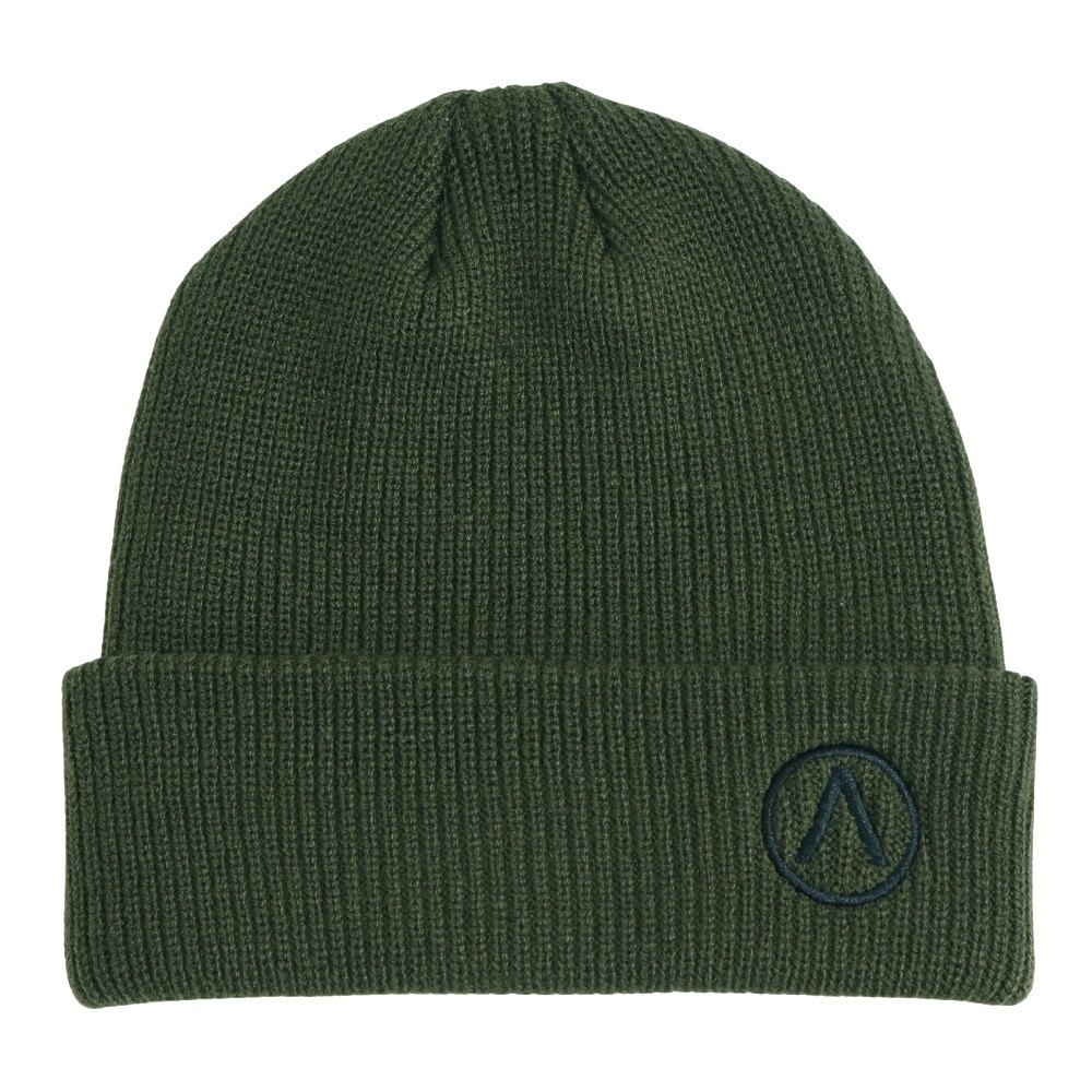 エアボーン（ARBN）（メンズ）EMB ニットキャップ ビーニー AR23FW-CAP003KHK ニット帽 フリーサイズ カーキ
