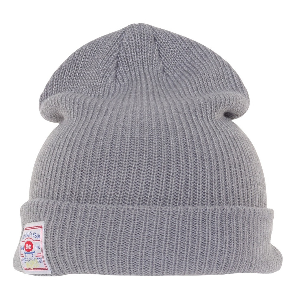 スライド（SLYDE）（メンズ、レディース）ニット帽 ニット ビーニー SL23FW-HAT002GRY グレー 防寒 フリーサイズ