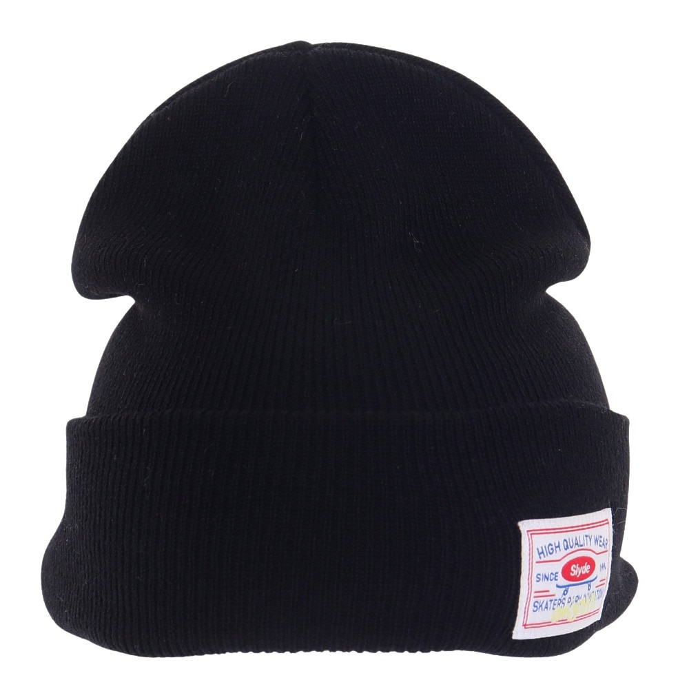 スライド（SLYDE）（メンズ、レディース）ニット帽 ユニホーム ビーニー SL23FW-HAT004BLK ユニセックス フリーサイズ 黒