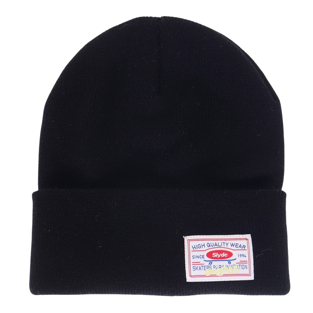 スライド（SLYDE）（メンズ、レディース）ニット帽 ユニホーム ビーニー SL23FW-HAT004BLK ユニセックス フリーサイズ 黒
