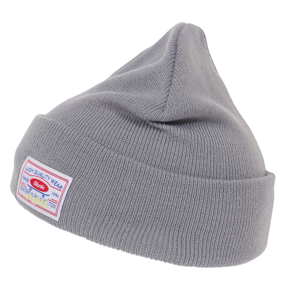 スライド（SLYDE）（メンズ、レディース）ニット帽 ユニホーム ビーニー SL23FW-HAT004GRY ユニセックス フリーサイズ グレー