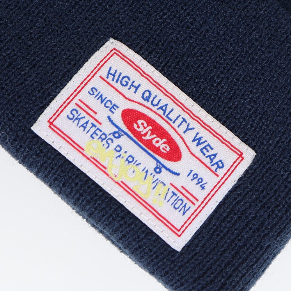 スライド（SLYDE）（メンズ、レディース）ニット帽 ユニホーム ビーニー SL23FW-HAT004IBLU ユニセックス フリーサイズ 青