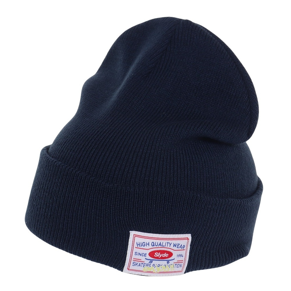 スライド（SLYDE）（メンズ、レディース）ニット帽 ユニホーム ビーニー SL23FW-HAT004IBLU ユニセックス フリーサイズ 青