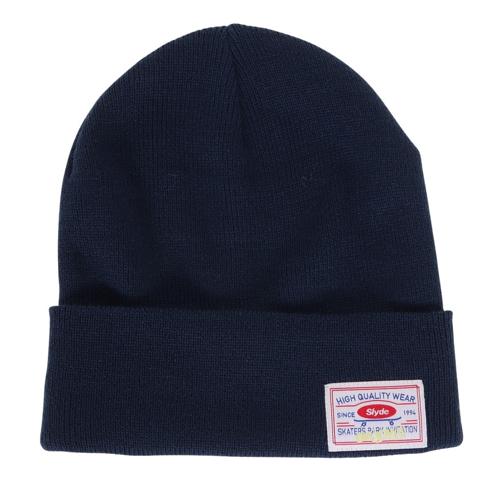 スライド（SLYDE）（メンズ、レディース）ニット帽 ユニホーム ビーニー SL23FW-HAT004IBLU ユニセックス フリーサイズ 青