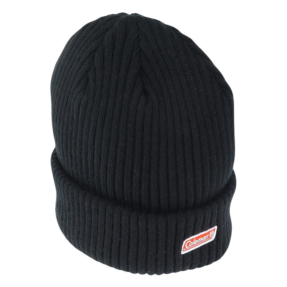 コールマン（Coleman）（メンズ）ニット帽 ニットキャップ 492-0133 BLK 防寒 フリーサイズ 黒