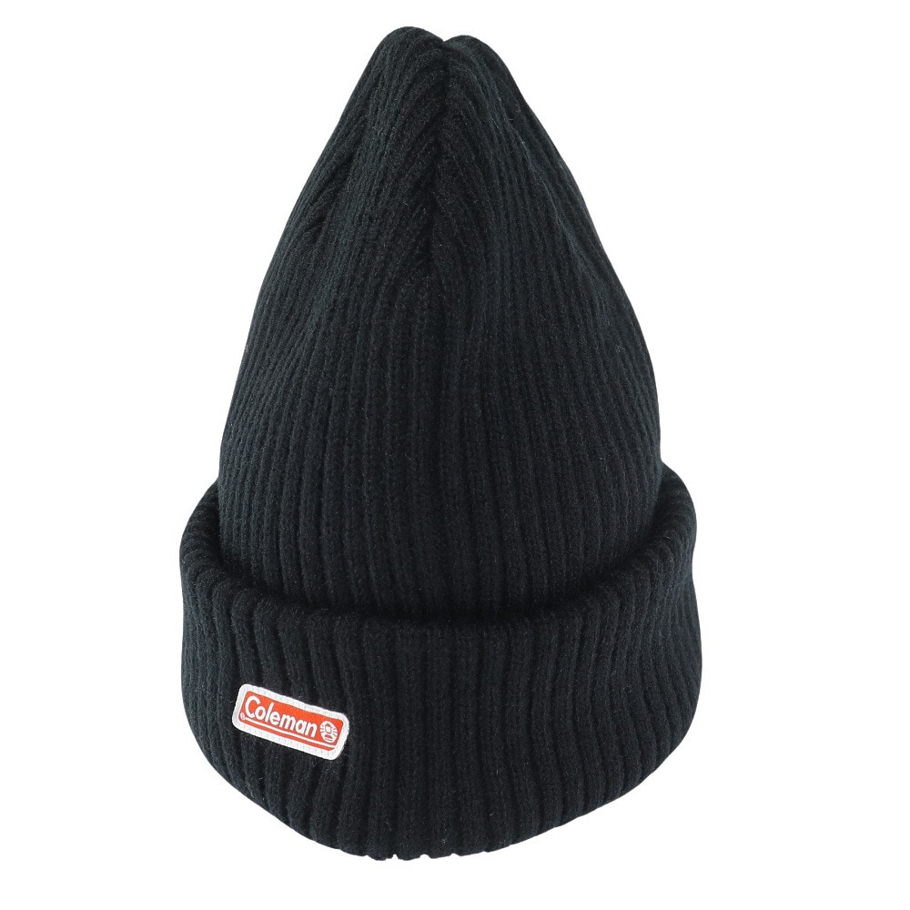 コールマン（Coleman）（メンズ）ニット帽 ニットキャップ 492-0133 BLK 防寒 フリーサイズ 黒