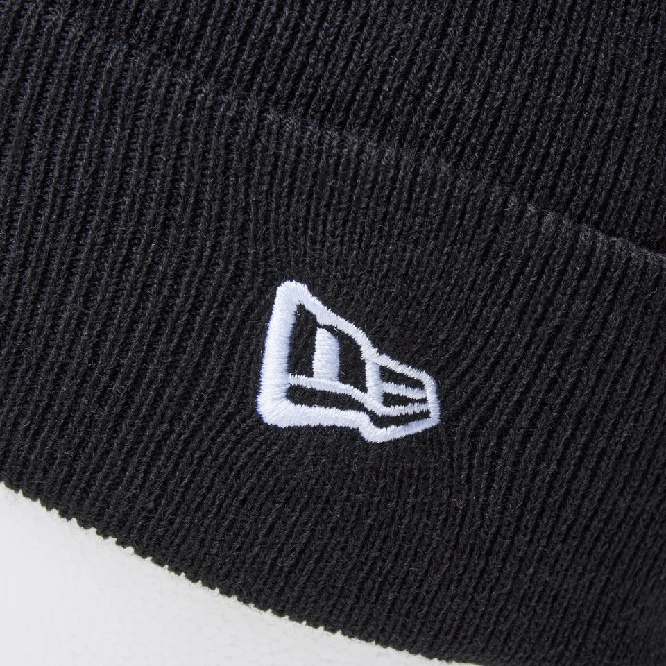 ニューエラ（NEW ERA）（メンズ、レディース）ニット帽 ベーシック カフニット MLB Team Logo ニューヨーク・ヤンキース クーパーズタウン 14312196 黒