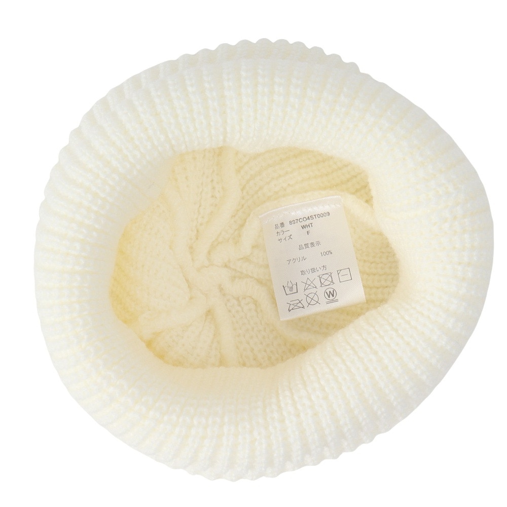 クー（Coo.）（メンズ、レディース）ベーシック カフ ワッチ 897CO4ST0009 WHT 白 フリーサイズ
