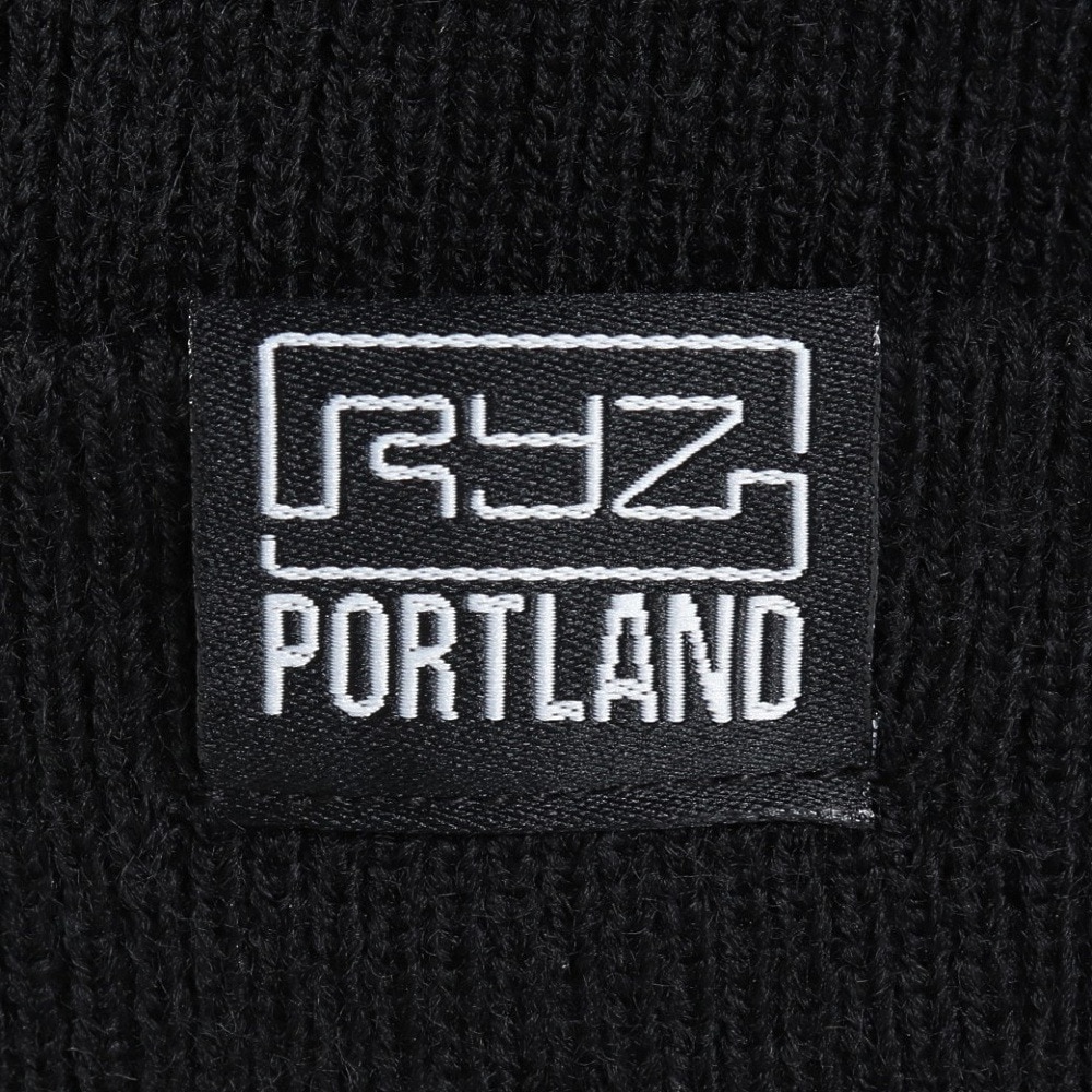 ライズ（RYZ）（メンズ）BASIC CUFF WATCH ニット帽 RZ20ST24FW0020 BLK 黒 フリーサイズ