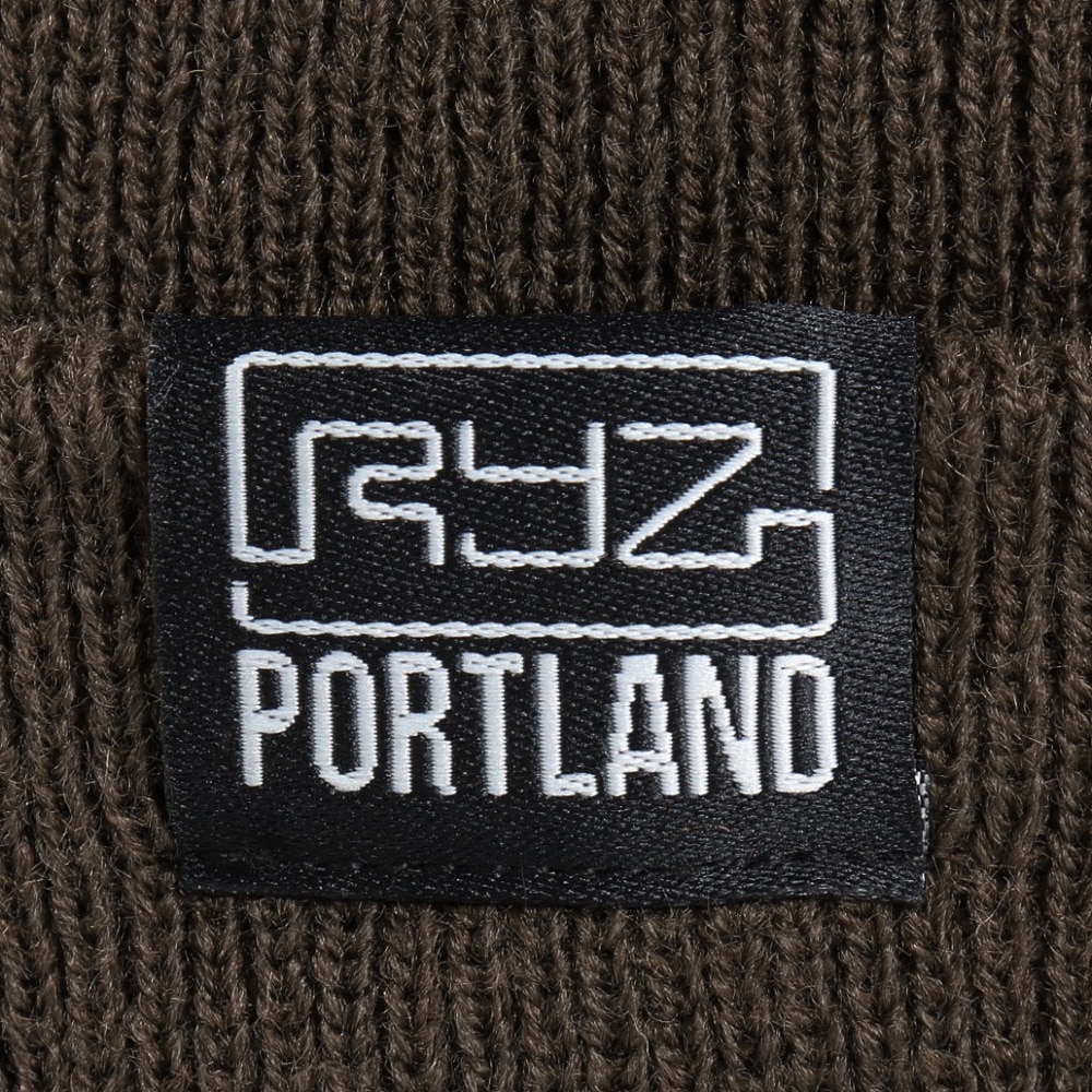 ライズ（RYZ）（メンズ）BASIC CUFF WATCH ニット帽 RZ20ST24FW0020 BRN 茶 フリーサイズ