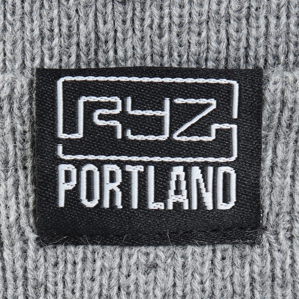 ライズ（RYZ）（メンズ）BASIC CUFF WATCH ニット帽 RZ20ST24FW0020 GRY フリーサイズ グレー