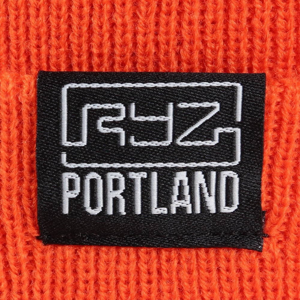 ライズ（RYZ）（メンズ）ニット帽 BASIC CUFF WATCH RZ20ST24FW0020 ORG オレンジ フリーサイズ