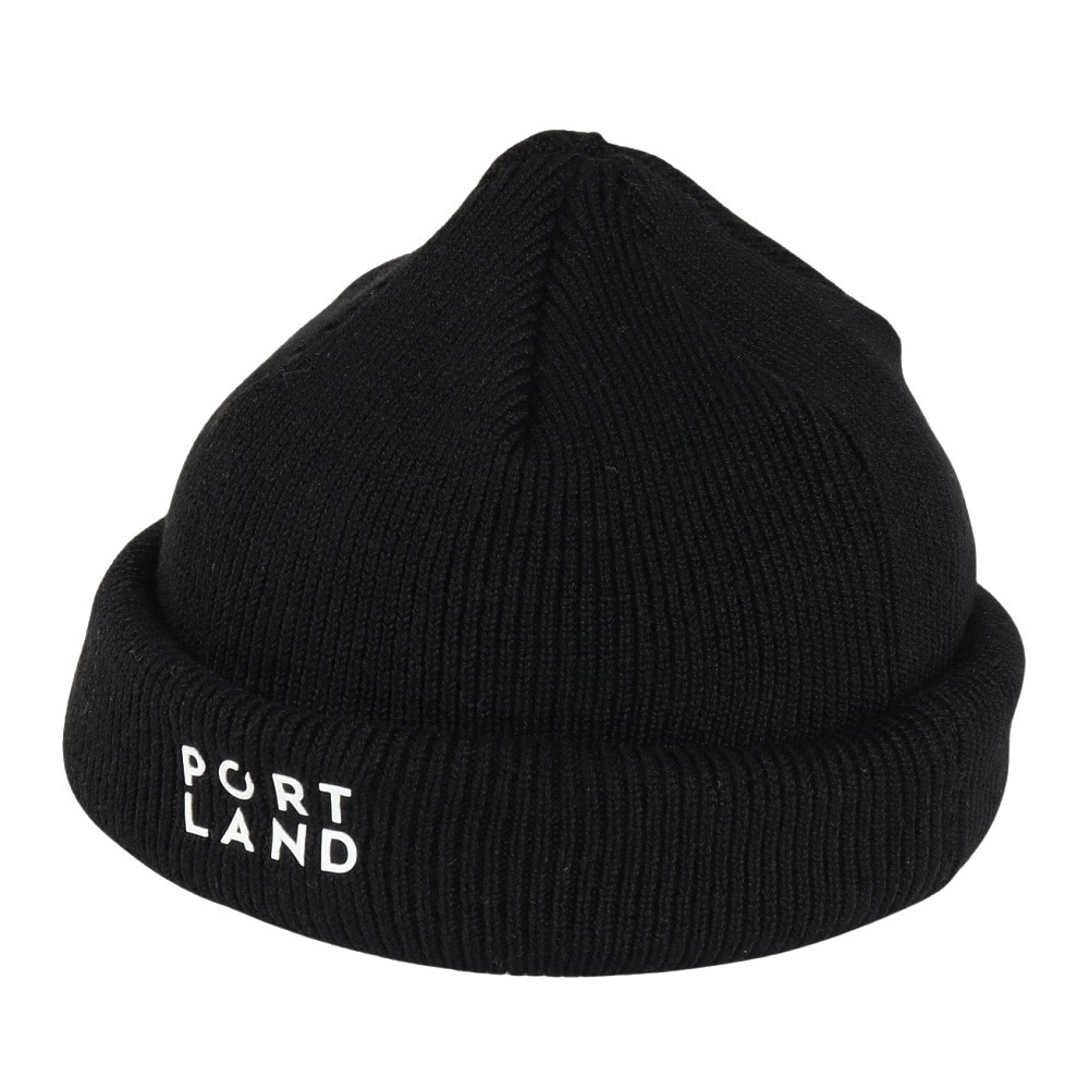 ライズ（RYZ）（メンズ）ニット帽 ロール ニット ワッチ RZ20ST24FW0022 BLK 防寒 フリーサイズ ブラック