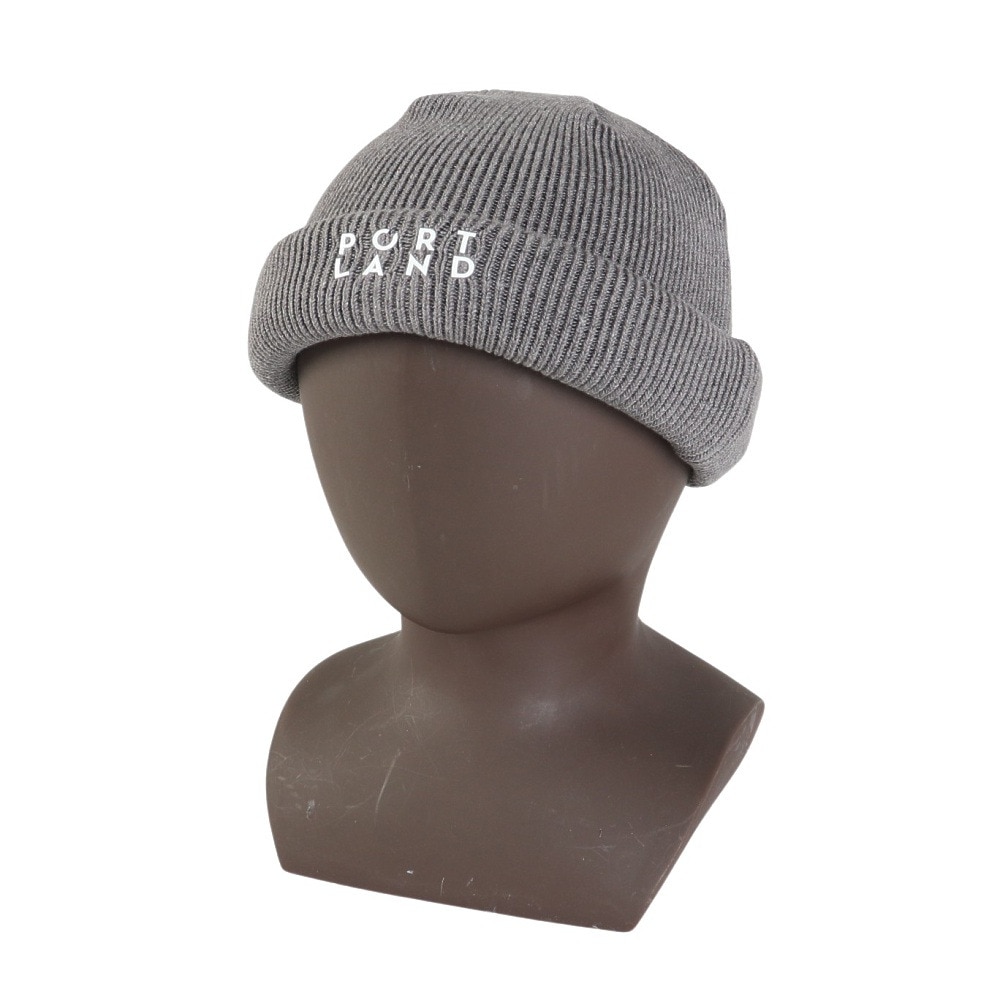 ライズ（RYZ）（メンズ）ニット帽 ロール ニット ワッチ RZ20ST24FW0022 GRY 防寒 フリーサイズ グレー