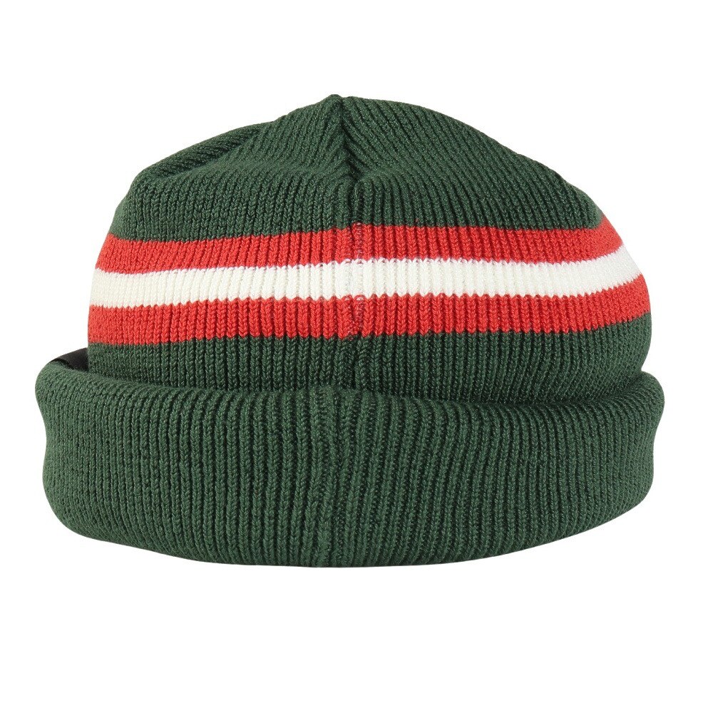 ライズ（RYZ）（メンズ）ニット帽 ライン ロール ニット ワッチ RZ20ST24FW0023 GRN フリーサイズ 緑