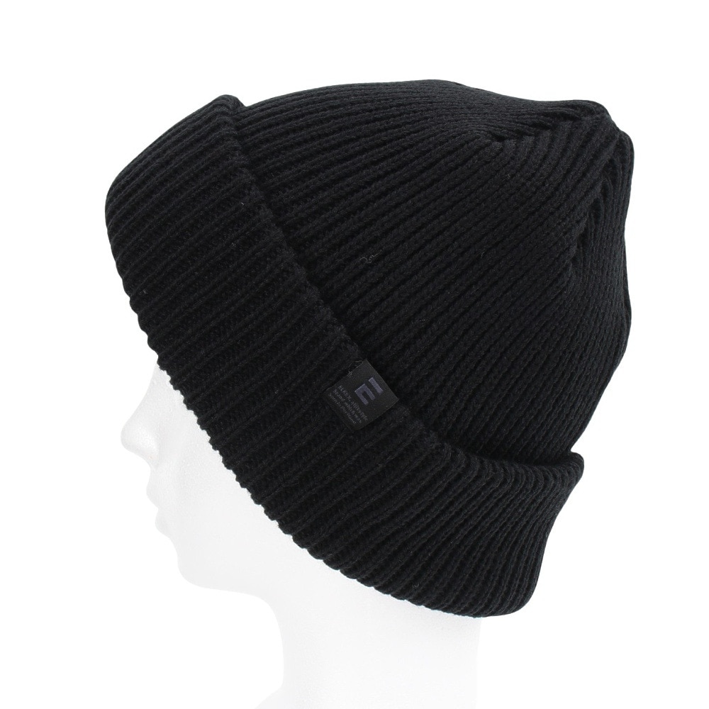 エルケクス（ELKEX）（メンズ）BASIC CUFF ワッチ ニット帽 帽子 EKM4FA0032 BLK 黒 フリーサイズ