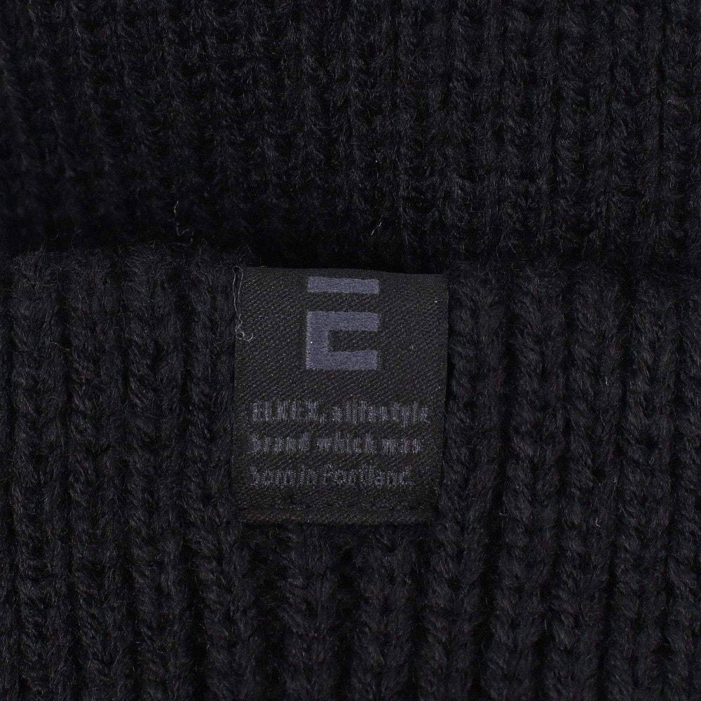 エルケクス（ELKEX）（メンズ）BASIC CUFF ワッチ ニット帽 帽子 EKM4FA0032 BLK 黒 フリーサイズ