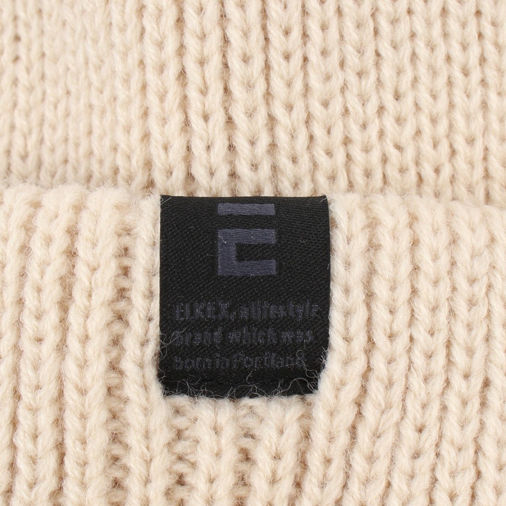 エルケクス（ELKEX）（メンズ）ニット帽 BASIC CUFF ワッチ 帽子 EKM4FA0032 IVR アイボリー フリーサイズ
