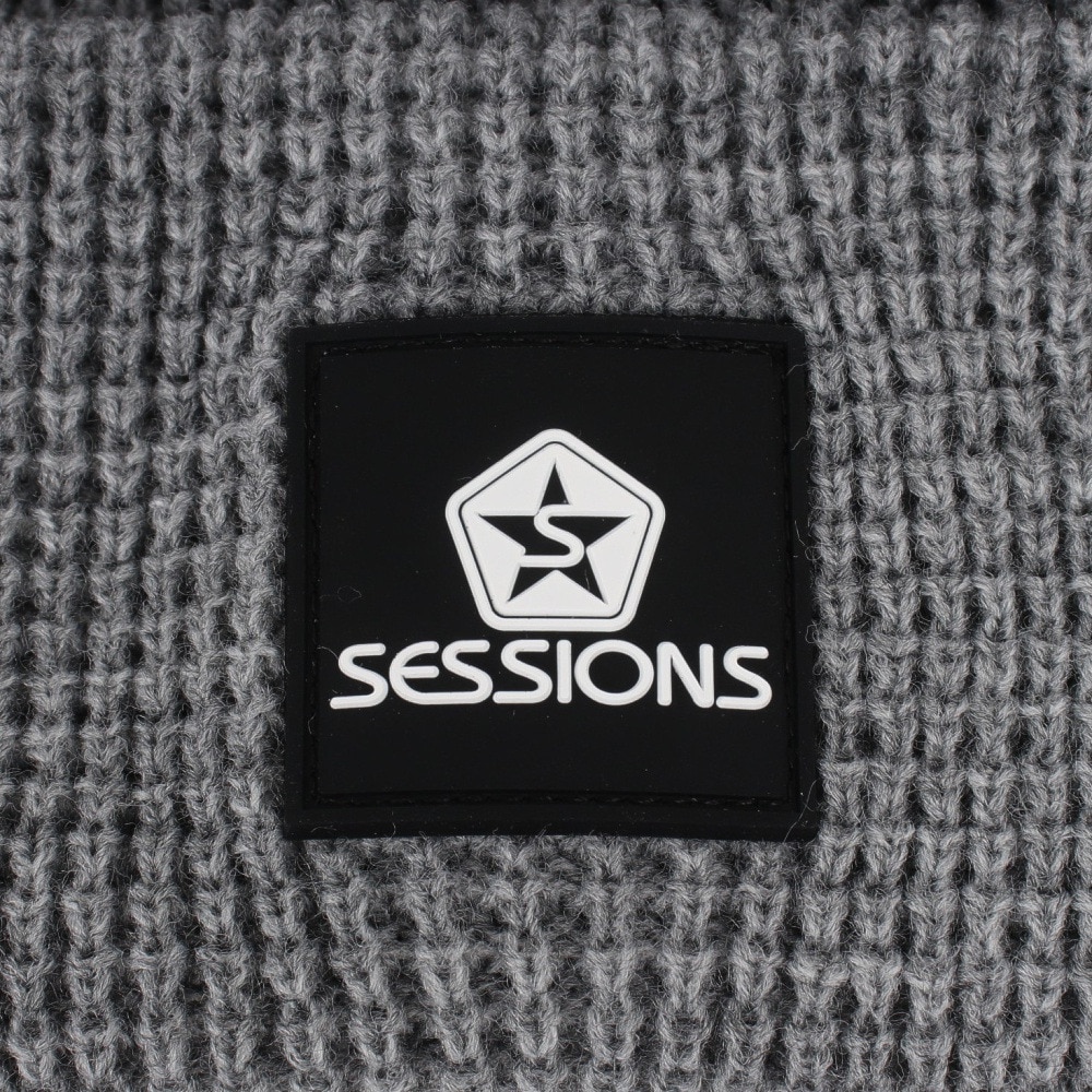 セッションズ（SESSIONS）（メンズ）ニット帽 WAFFLE カフ ワッチ 24080279 GRY フリーサイズ グレー