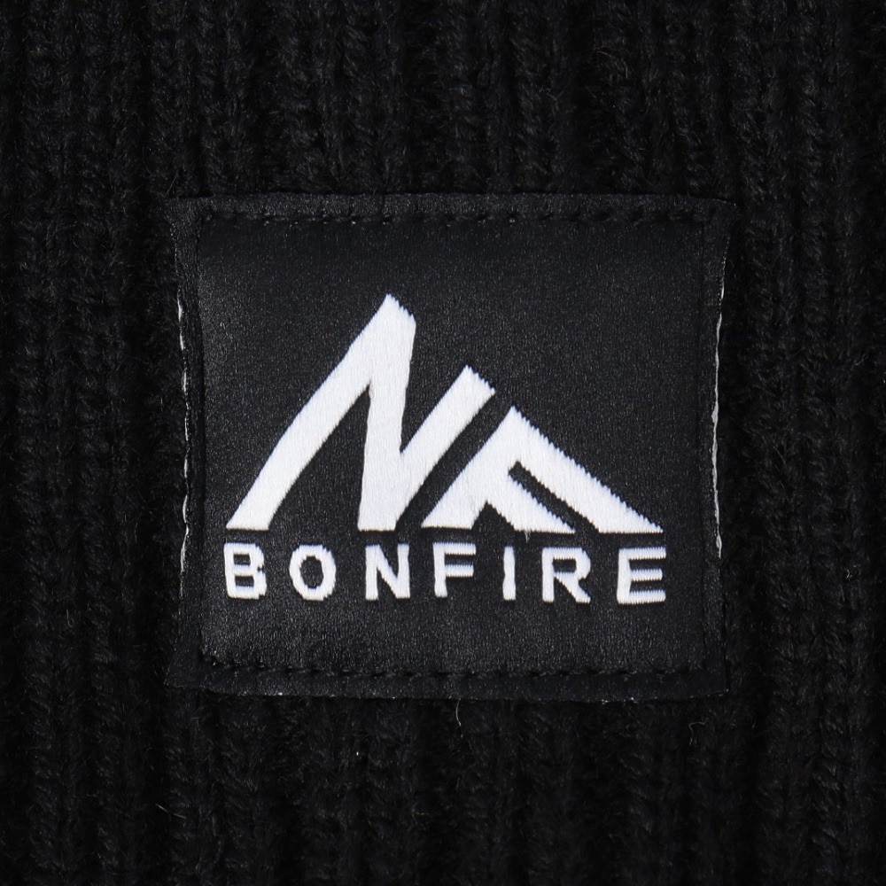 ボンファイア（Bonfire）（メンズ）EAR カバー ニットキャップ 20BNF4FST2343 BLK 黒 フリーサイズ