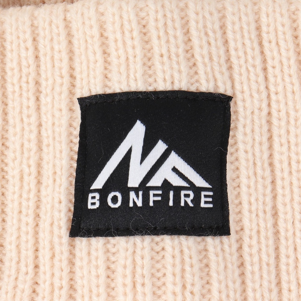 ボンファイア（Bonfire）（メンズ）EAR カバー ニットキャップ 20BNF4FST2343 IVR アイボリー フリーサイズ