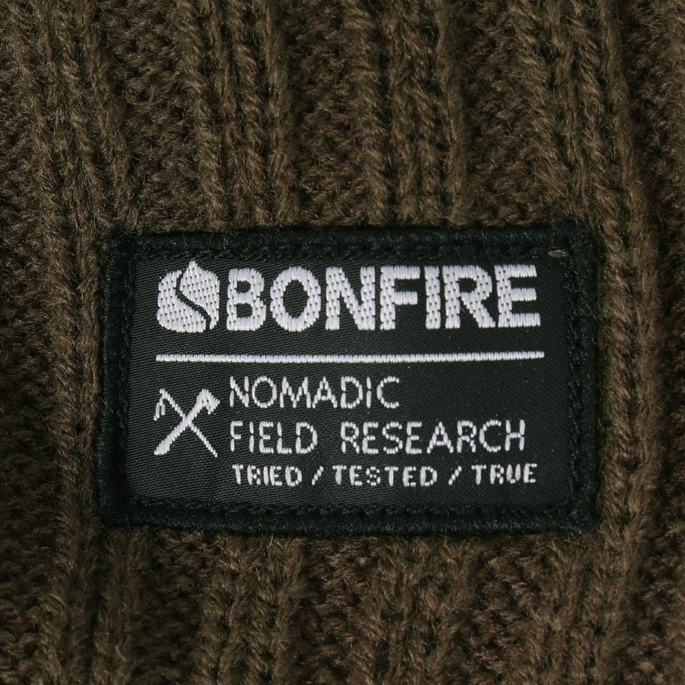 ボンファイア（Bonfire）（メンズ）帽子 ボーダー リブ カフ 20BNF4FST2345 KHK フリーサイズ