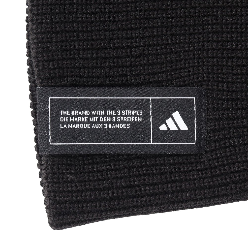 アディダス（adidas）（メンズ）ニット帽 エッセンシャルズ ビーニー L(OSFX)サイズ JRZ72-IT4644 アクリルニット57-60cm 黒