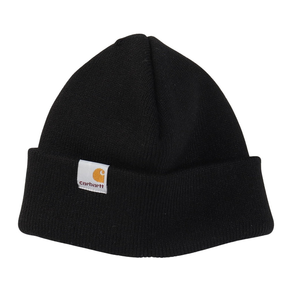 カーハート（CARHARTT）（メンズ）ニット帽 ストラタス ハット ロウ I02574189XX24FW ブラック