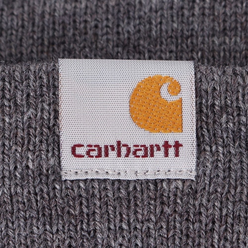 カーハート（CARHARTT）（メンズ）ニット帽 ストラタス ハット ロウ I025741ZMXX24FW グレー