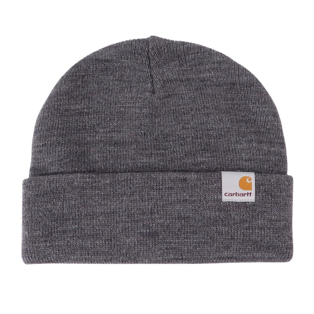 カーハート（CARHARTT）（メンズ）ニット帽 ストラタス ハット ロウ I025741ZMXX24FW グレー