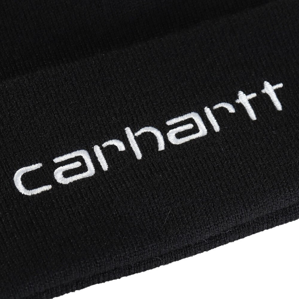 カーハート（CARHARTT）（メンズ）帽子 SCRIPT ビーニー I0342340D2XX24FW ブラック