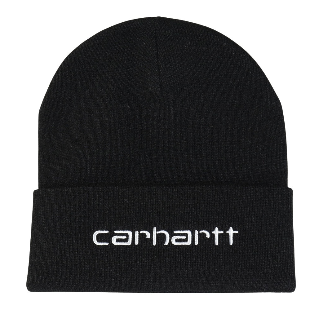 カーハート（CARHARTT）（メンズ）帽子 SCRIPT ビーニー I0342340D2XX24FW ブラック