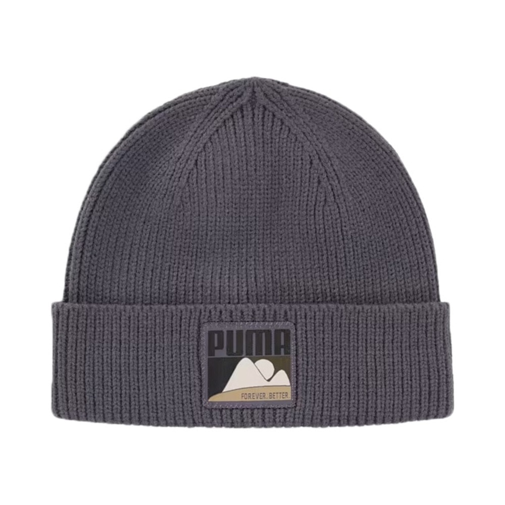 プーマ（PUMA）（メンズ、レディース）ニット帽 ベタースポーツウェア ビーニー 02547002 防寒 フリーサイズ グレー 