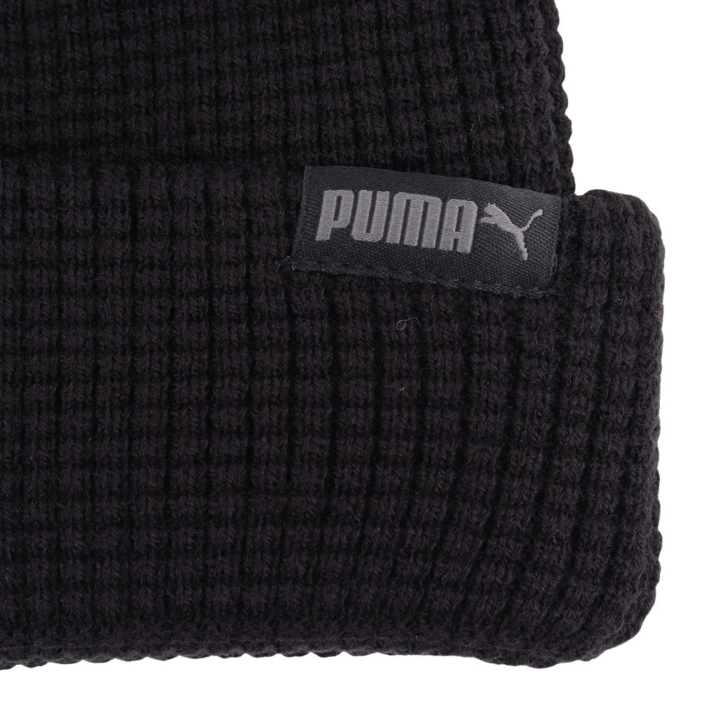 プーマ（PUMA）（メンズ、レディース）ニット帽 CLASSICS ミッド フィット ビーニー 02567701 フリーサイズ 黒