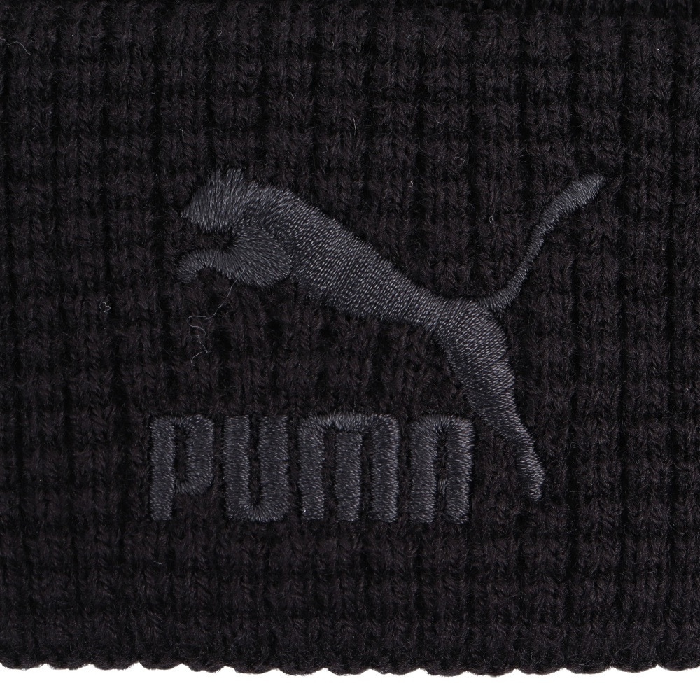 プーマ（PUMA）（メンズ、レディース）ニット帽 CLASSICS ミッド フィット ビーニー 02567701 フリーサイズ 黒