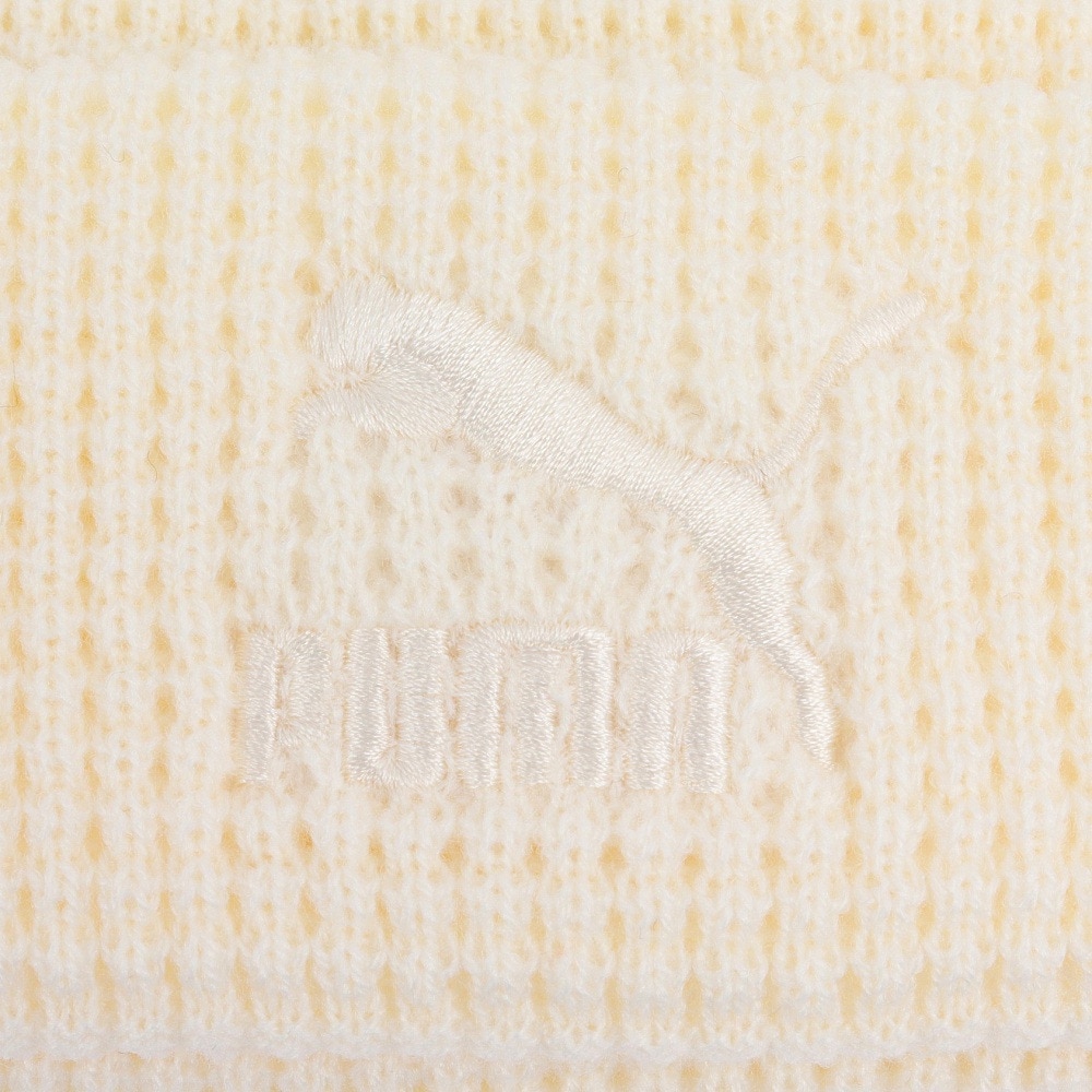 プーマ（PUMA）（メンズ、レディース）ニット帽 CLASSICS ミッド フィット ビーニー 02567702 フリーサイズ 白