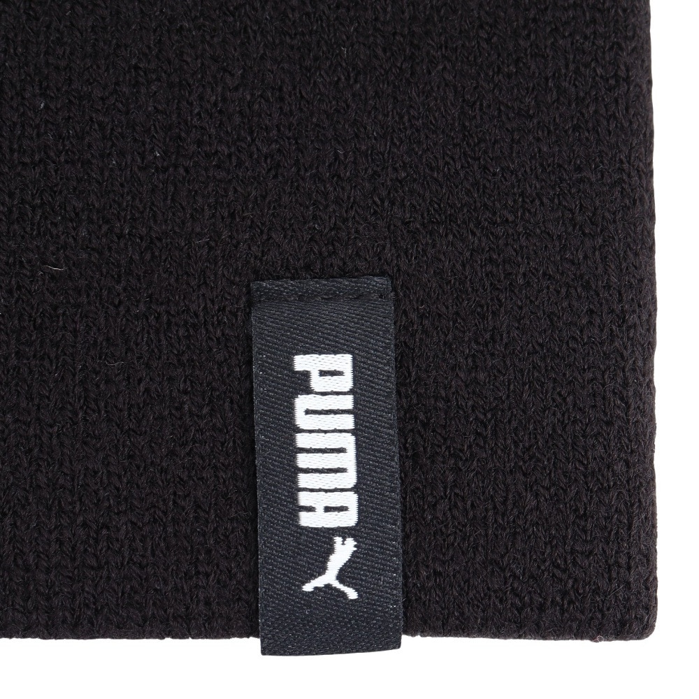 プーマ（PUMA）（キッズ）ニット帽 ESS NO.1 ロゴ カフレス ビーニー 02569701 子供 ジュニア 38cm 黒